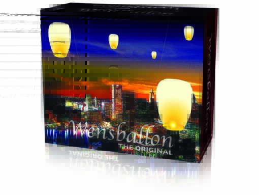 Wensballon (gekleurd)