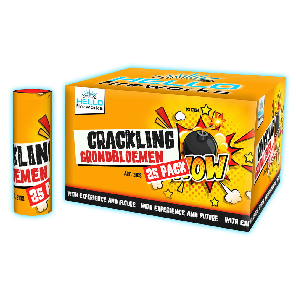 Crackling grondbloemen