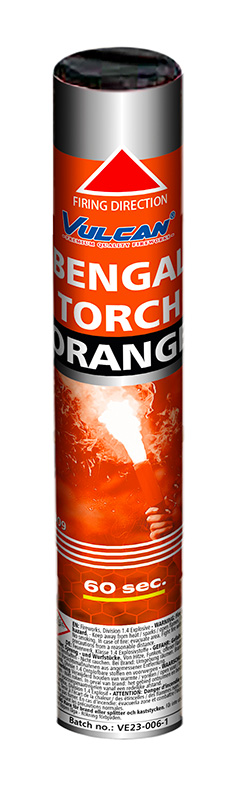 2 stuks Bengal torch orange